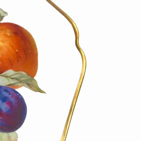 Set of 2 Mitterteich Bavaria Fruit Motif Plates - Picture 3 of 8